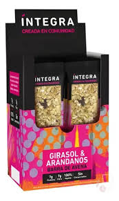 Barra de Granola Girasol y Arándano x10 Integra