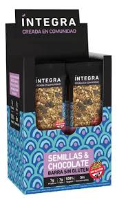 Barra de Semillas Chocolate Sin TACC x10 Integra