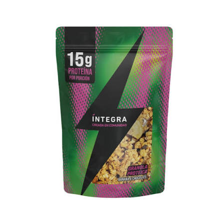 Granola Proteica Banana y Chocolate 250g