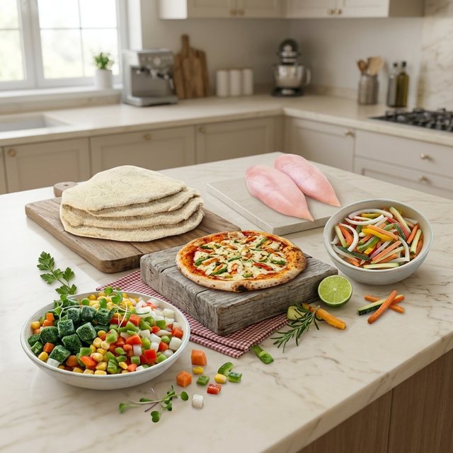 Promo Inteligente: milanesa, pechuga de pollo, mix para wok, mix nutritivo y pizza