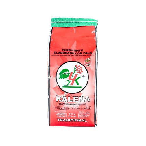 Yerba Mate Orgánica Kalena Con Palo 500g