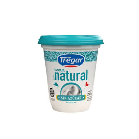 Yogur Tregar Natural Sin Azúcar 280g