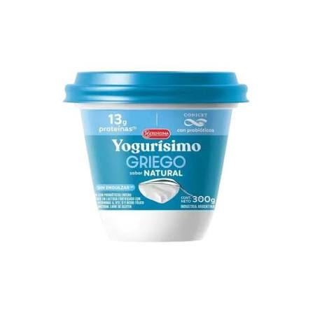 Yogurísimo Griego Natural Sin Endulzar 300g